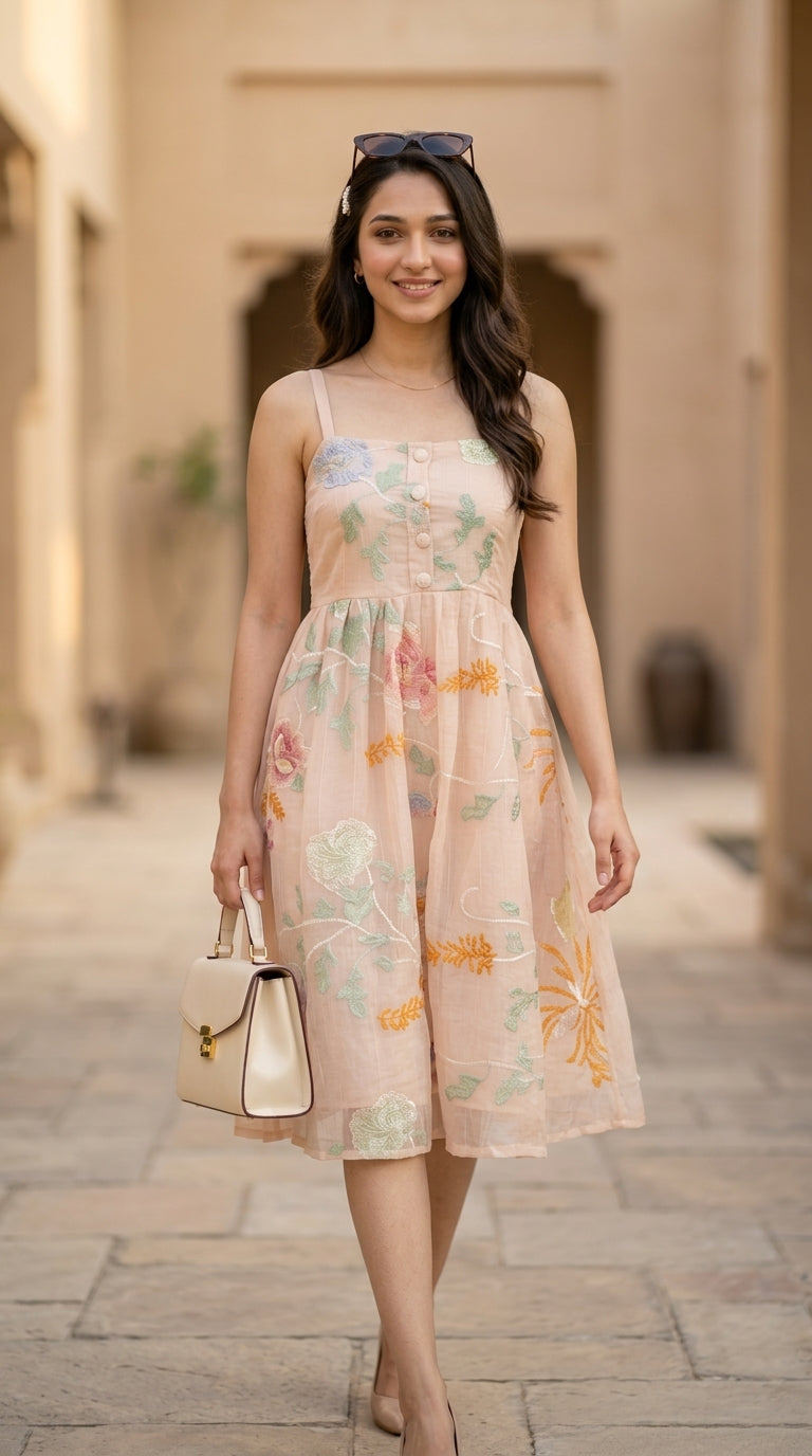 Rose_Midi_Dress - White