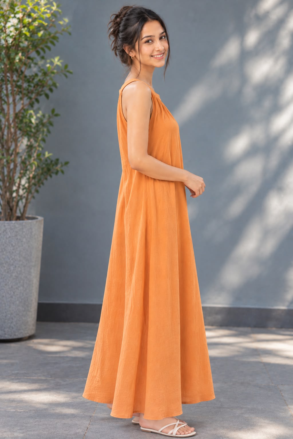Women's Sleeveless Flowy Maxi Dress | Elegant Casual Summer Wear