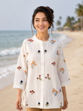 Longline Shirt - white